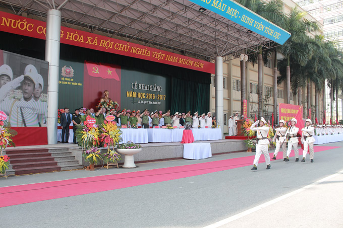 Parade at the Opening ceremony of the academic year 2016 - 2017